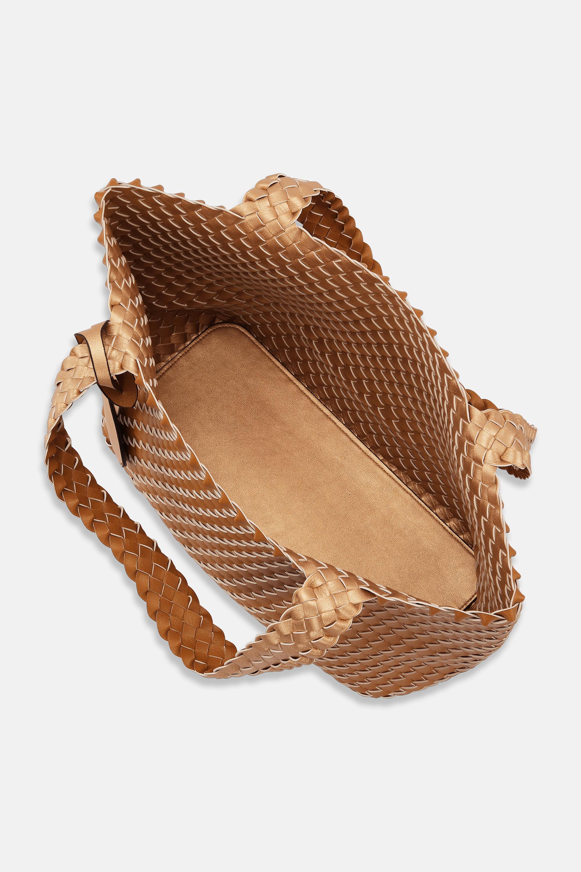 Tote Bag Flettet - Burnt Caramel Copper